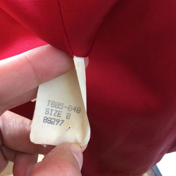 Pendleton Pea Coat Women’s Size 8 Red Vintage - Picture 7 of 8